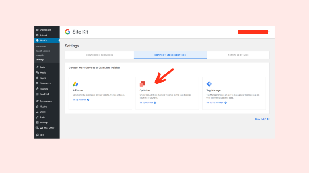 How to set up a Google Site Kit in a News Portal?