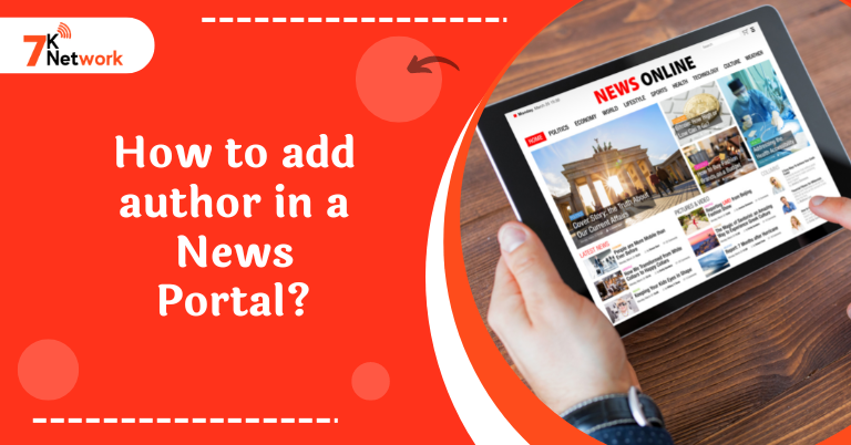 How to add author in a News Portal?