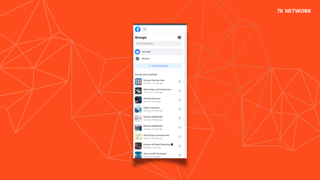 facebook page for a News Portal
