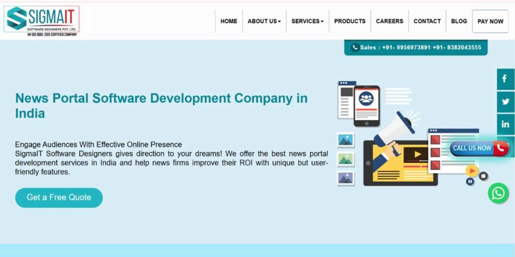 Best News Portal Development Company In India