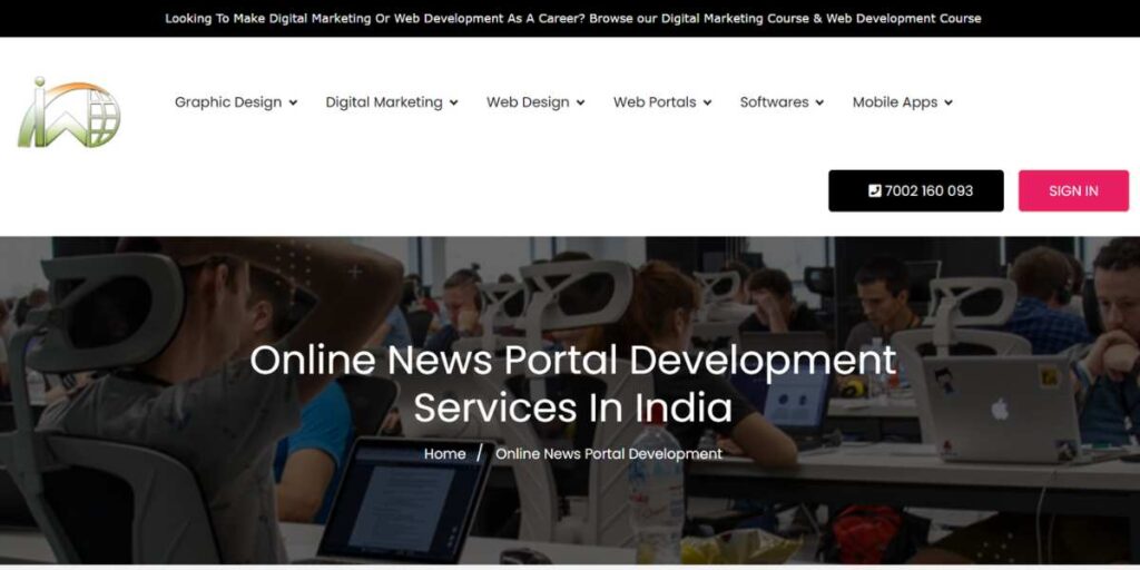 Best News Portal Development Company In India