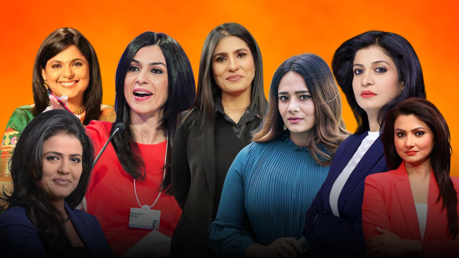 Female News Anchor in India