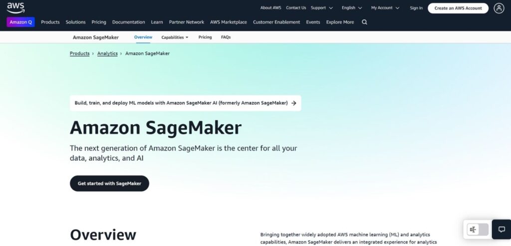 Amazon SageMaker - Amazon AI Tools