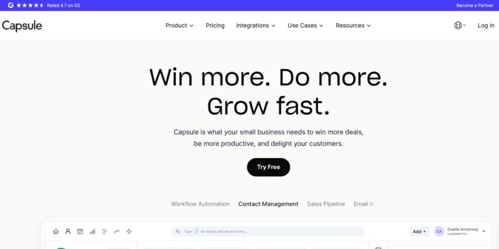 CRM software for small business - Capsule CRM