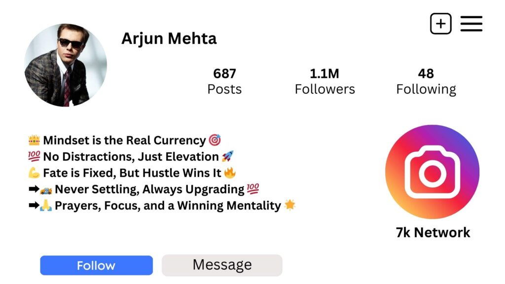 Instagram VIP Bio