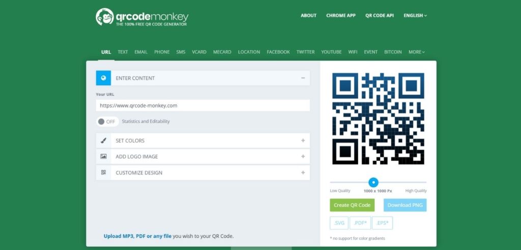 QR Code Monkey - QR Code Generator