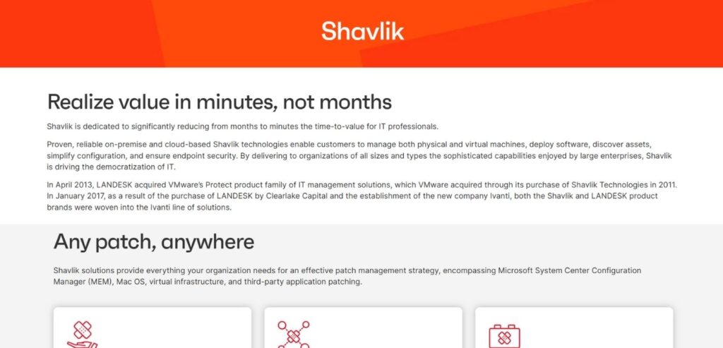 Shavlik Patch - Automated Patch Management Software