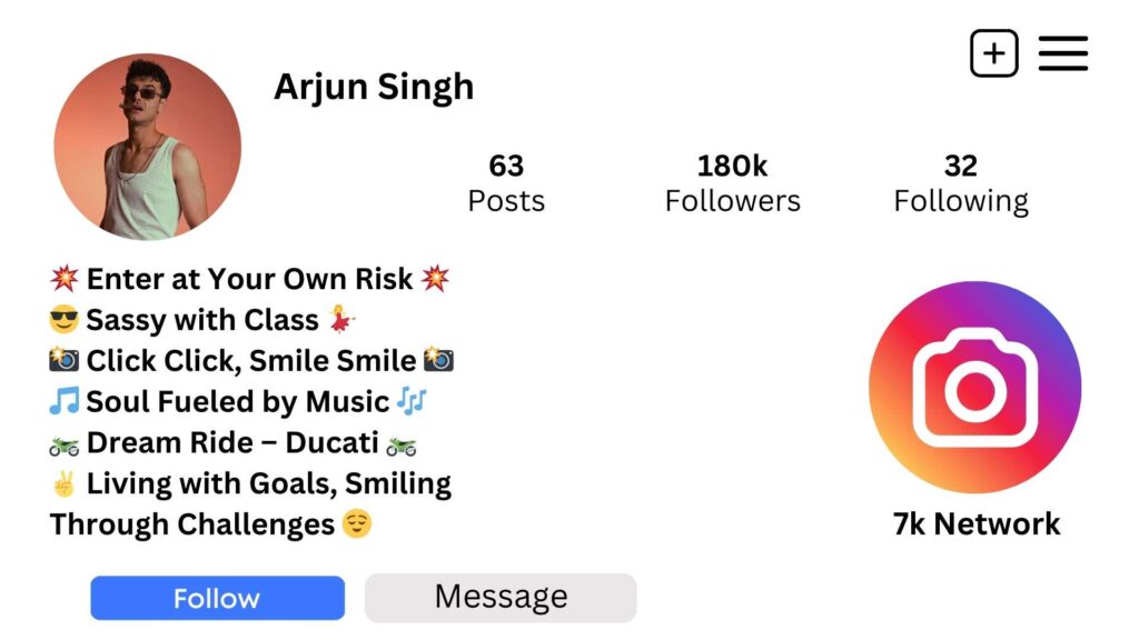 Stylish Instagram VIP Bio for Boys and Girls