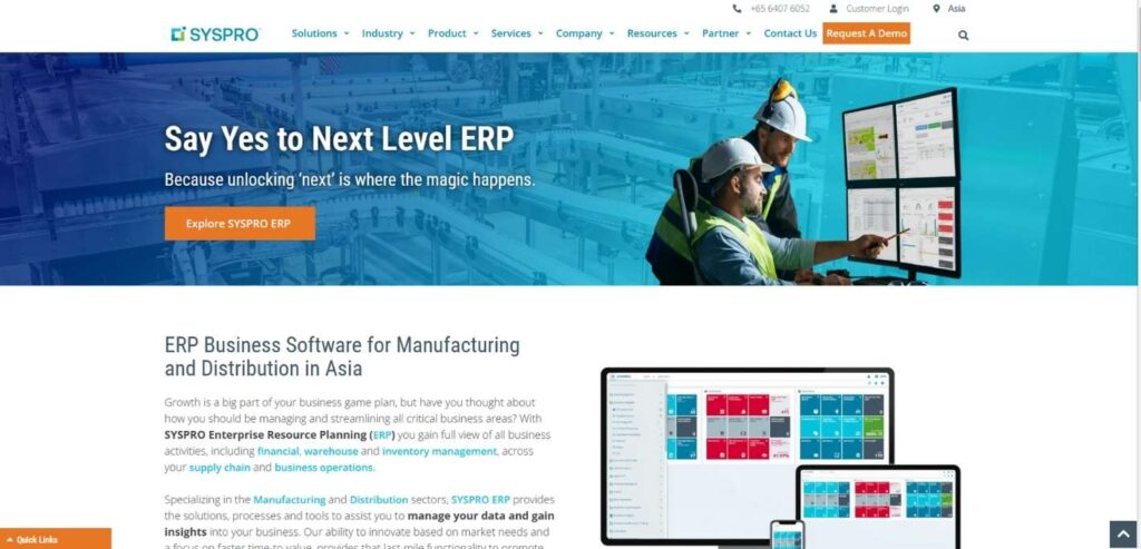 Syspro ERP - Enterprise Resource Planning Software