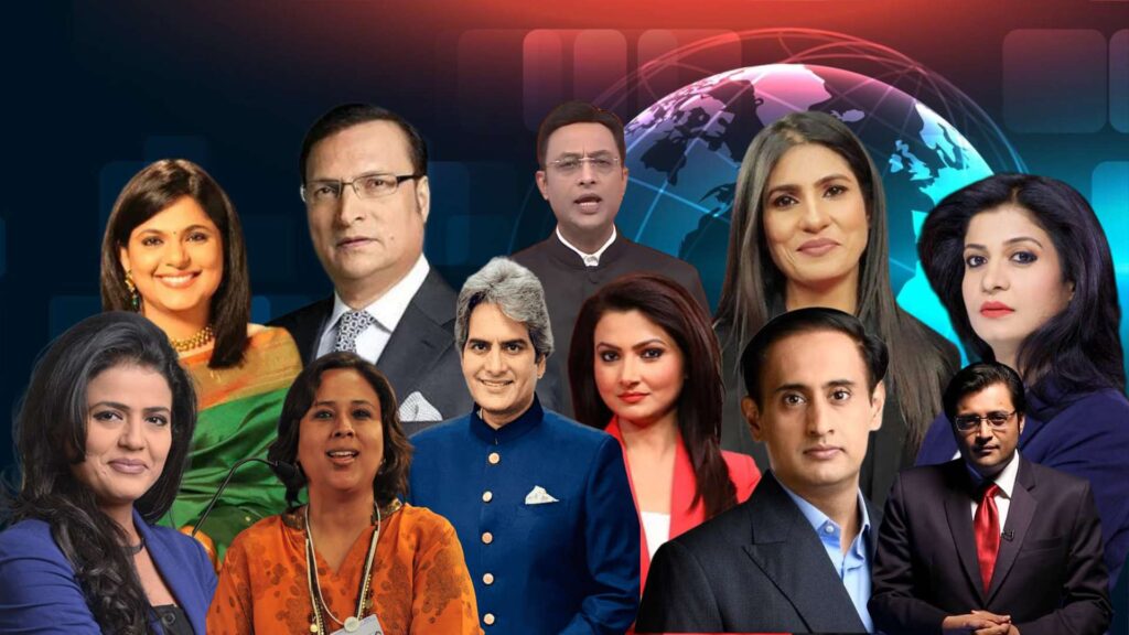 Top News Anchor in India