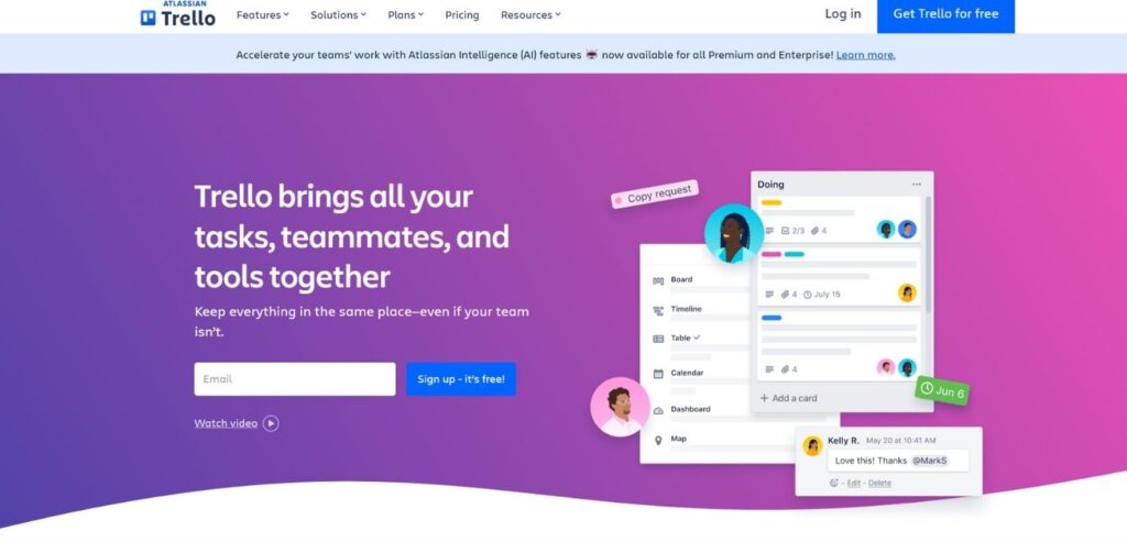 Trello AI - Best AI Tools for Small Business