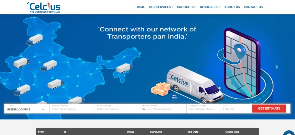 Logistics company in Mumbai - Celsius Logistics Solutions