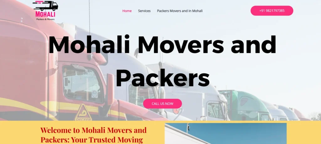 Logistics Company in Mohali - Greater Mohali Movers and Packers