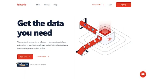 Lobstr.io – AI Web Scraping Tools