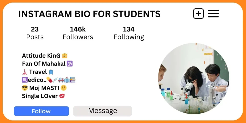Instagram Bio for Students