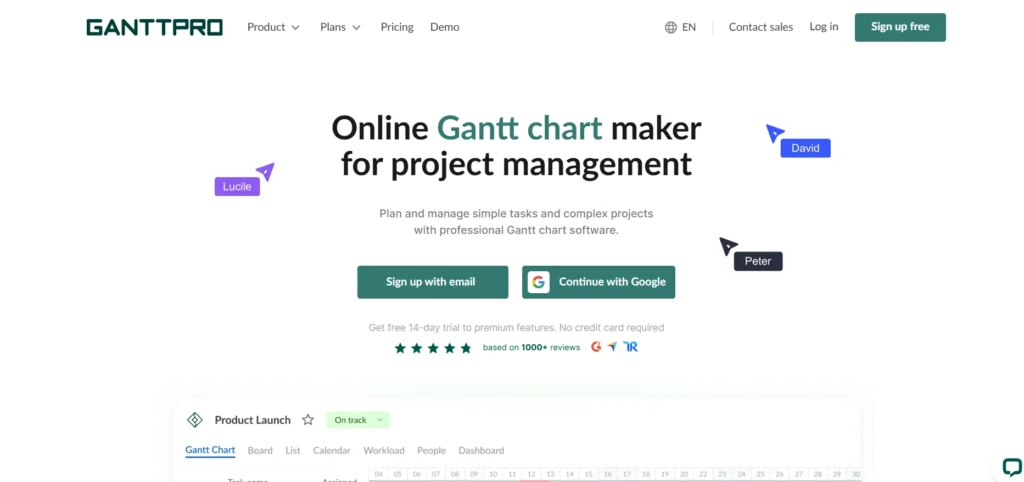 Task Management software - GanttPRO