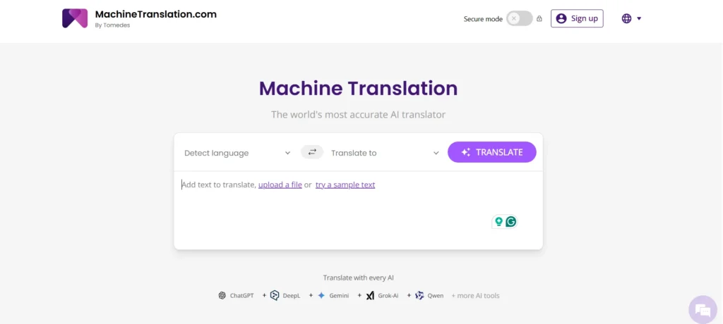 MachineTranslation.com