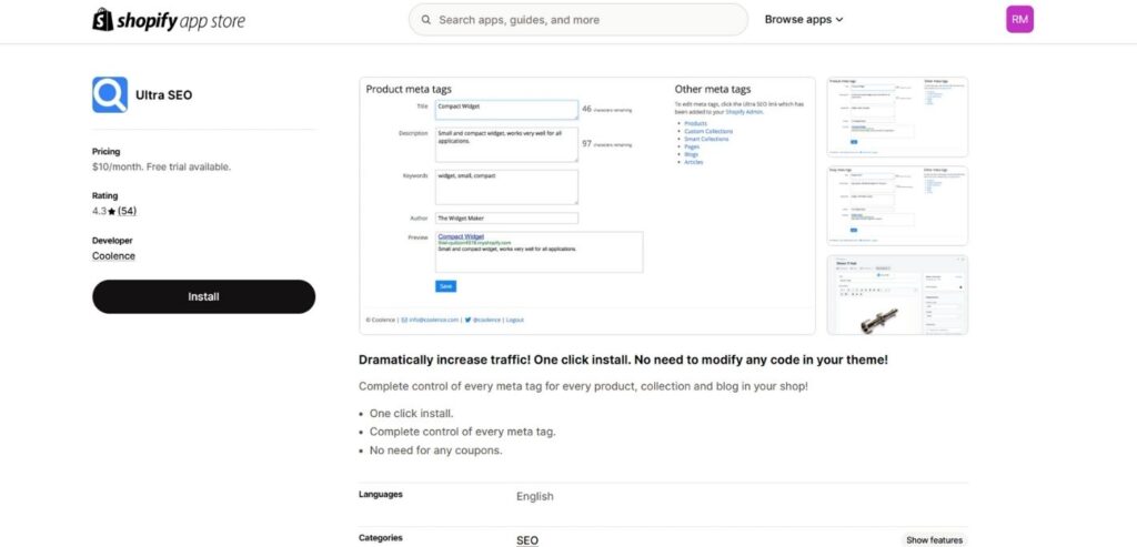 Best SEO Plugins for Shopify