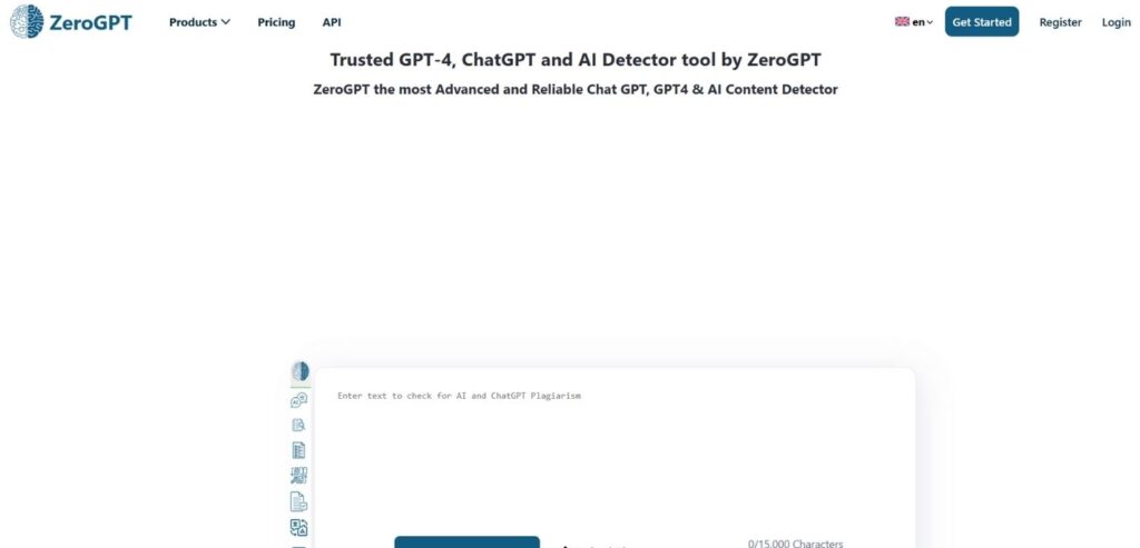 ZeroGPT - AI Content Detector Tools