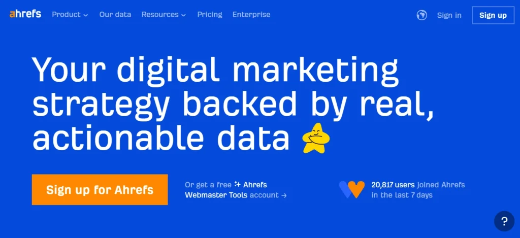 Marketing Analytics Tool - Ahrefs