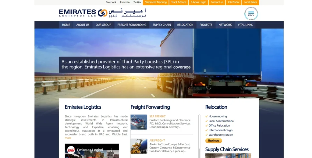 Logistics Company in Dubai - Emirates Logistics