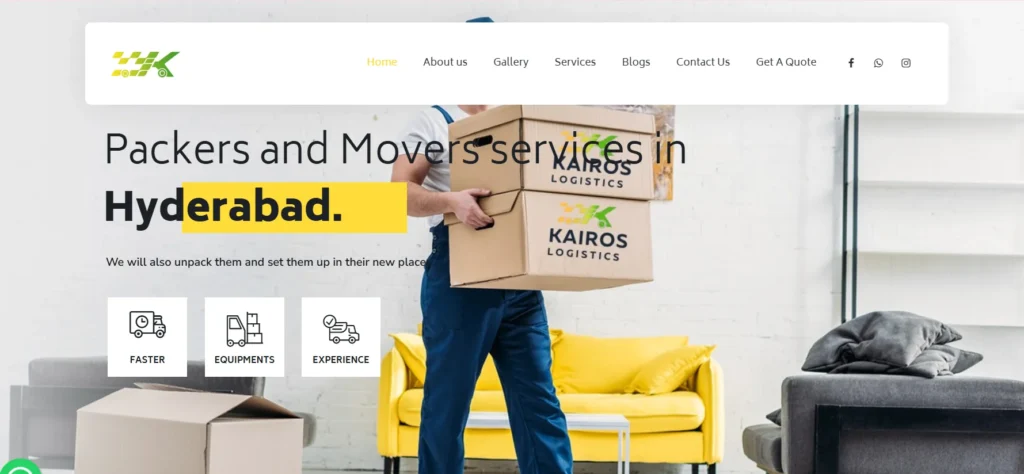 IT Company in Hyderabad - Kairos Logistics