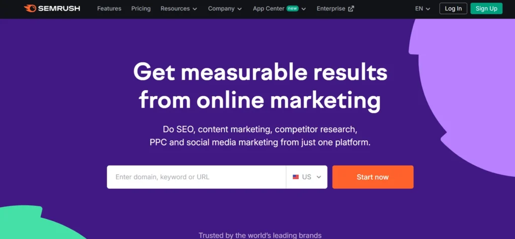 Marketing Analytics Tool - SEMrush