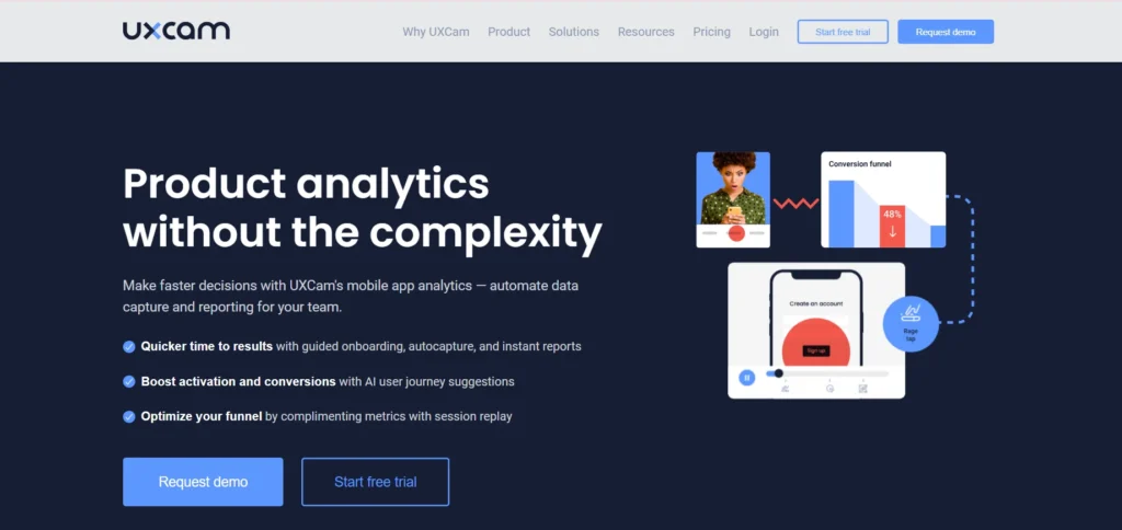 Mobile Apps Analytics Tool - UXCam