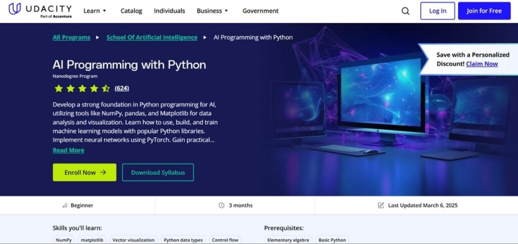 Top Artificial Intelligence Courses in India