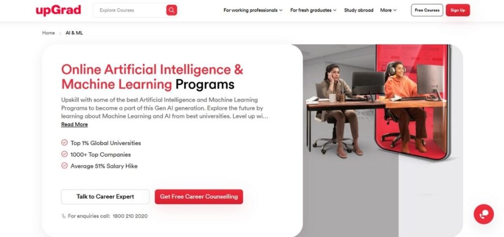 Top Artificial Intelligence Courses in India