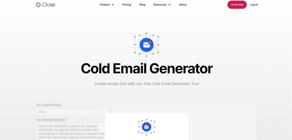 Close - Best Cold Email Outreach Tools