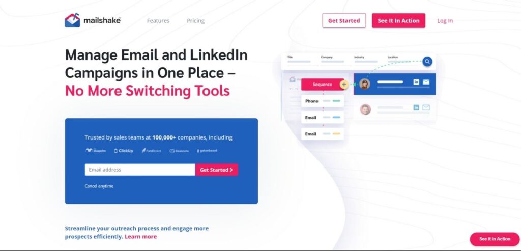 MailShake - Best Cold Email Outreach Tools