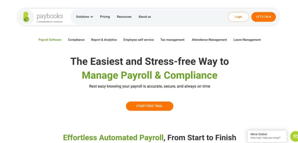 Paybooks - Top Payroll Software in India