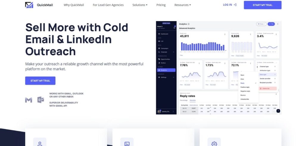 Quickmail - Best Cold Email Outreach Tools