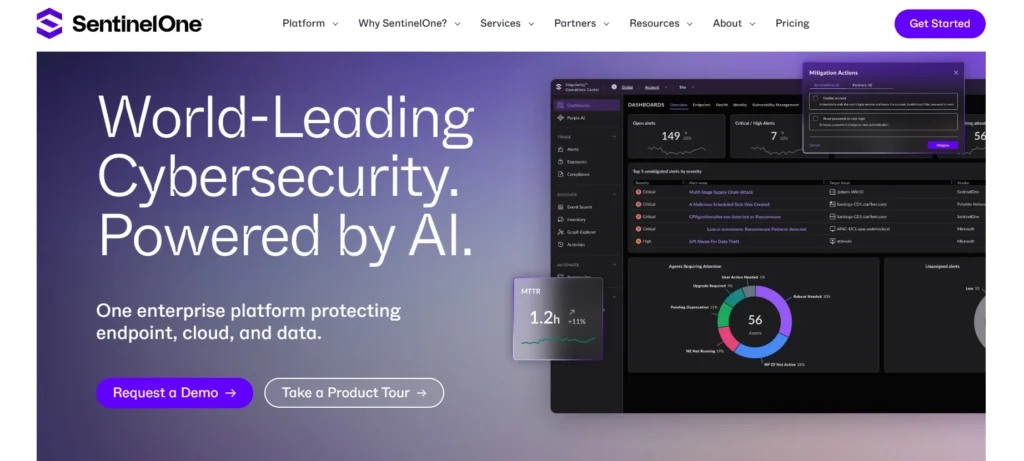 Endpoint Security Softwares -SentinelOne Singularity
