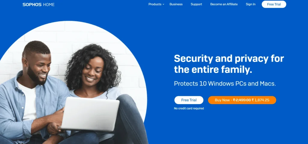 Endpoint Security Softwares -Sophos Home
