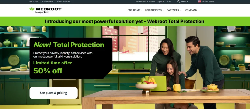 Endpoint Security Softwares -Webroot SecureAnywhere