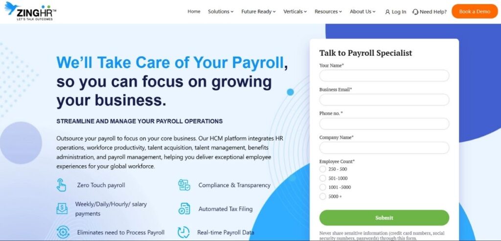 ZingHR - Top Payroll Software in India