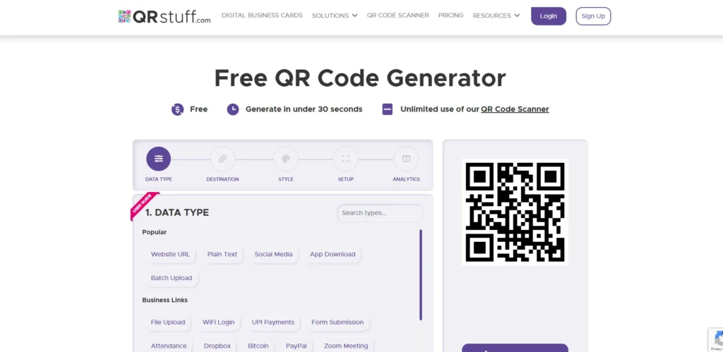 WiFi QR Code Generator - QRStuff