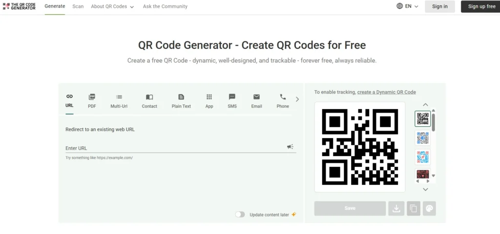 WiFi QR Code Generator - The-qrcode-generator.com