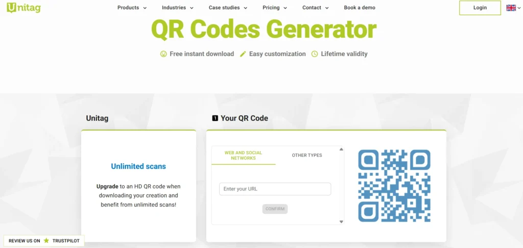 WiFi QR Code Generator - Unitag QR Code Generator