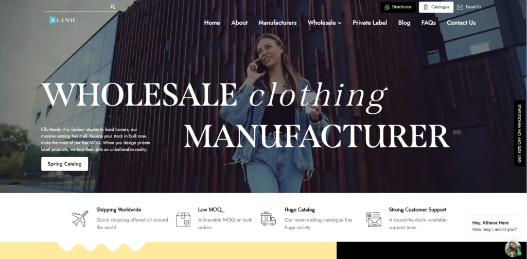 Wholesale Suppliers for Resellers - Alanic Clothing