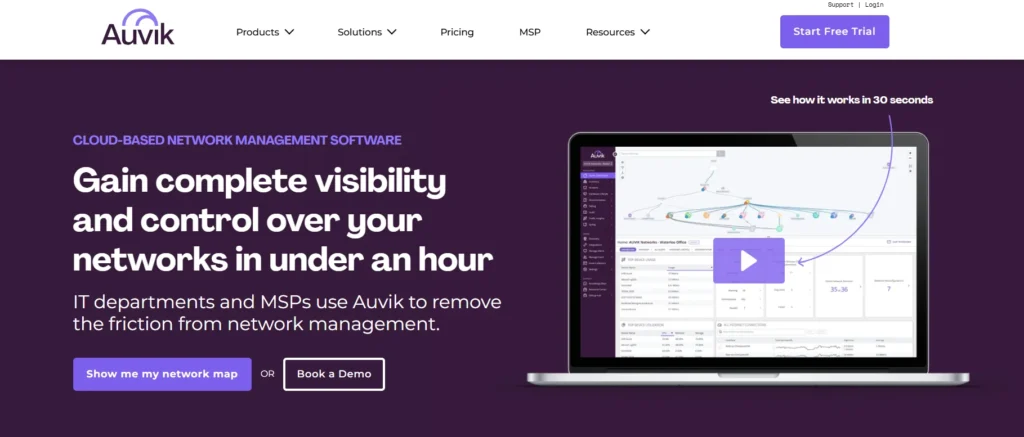 10 Best Network Monitoring Software-Auvik
