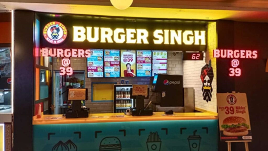 Burger Singh Franchise Cost