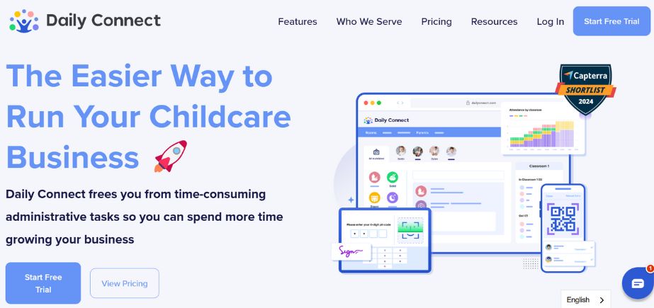 Childcare Management Software - Daily Connect