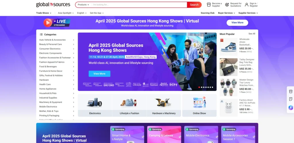Wholesale Suppliers for Resellers - Global Sources