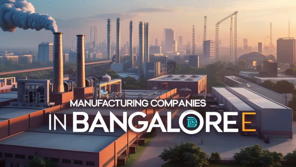 Manufacturing Companies in Bangalore