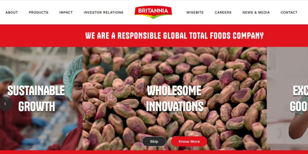 Manufacturing Companies in Chennai - Britannia Industries
