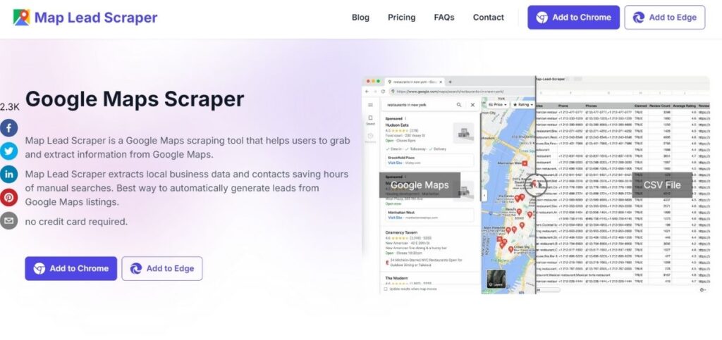 Google Maps scraping Tools