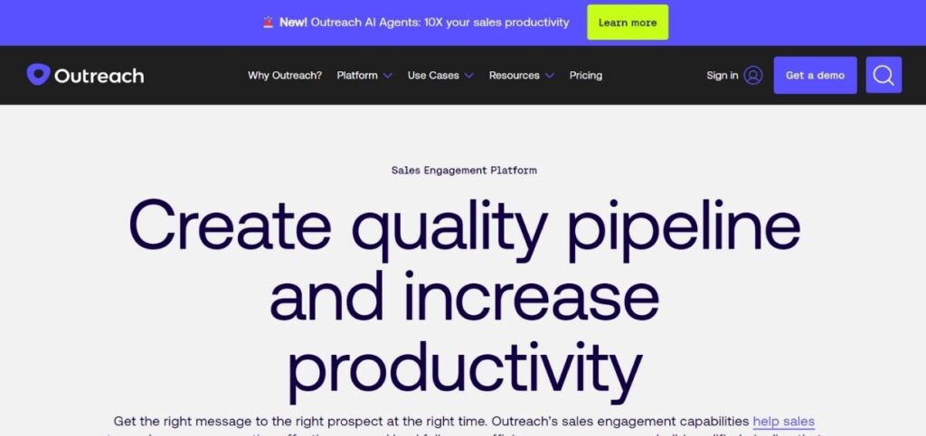 Best Sales Prospecting Tools - Outreach